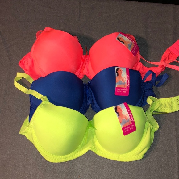 Other - NWT padded underwire bras. Bundle of 3. #1365